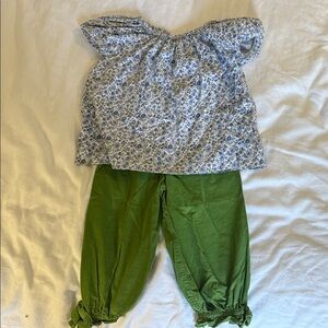 Zuccini Floral Blue and Green set